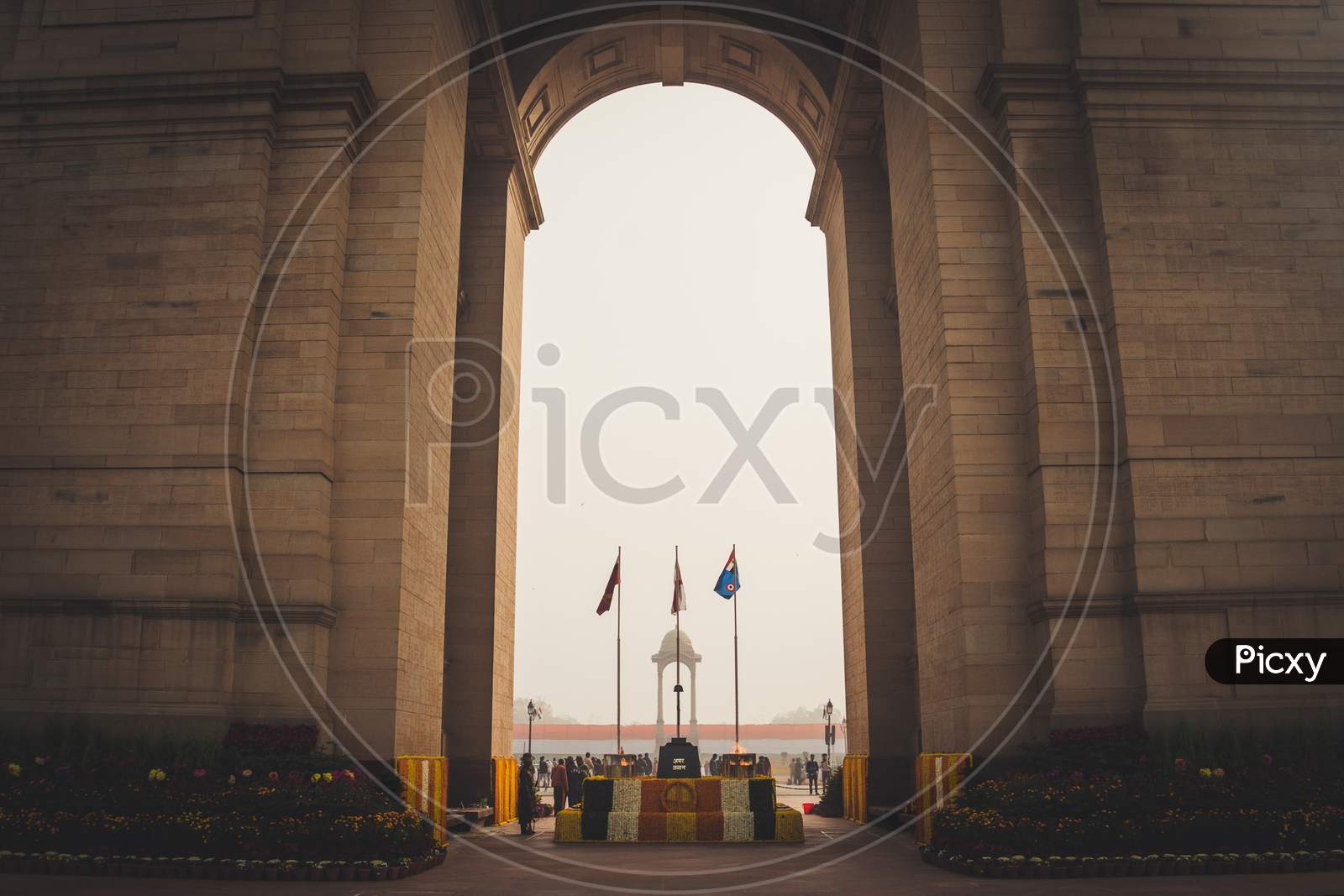 Canopy And India Gate In New Delhi, India