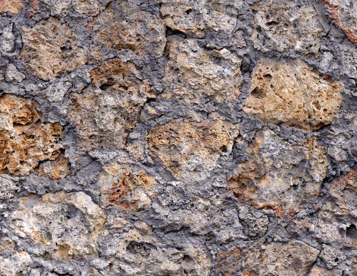 A Wall With Giraffe Texture On It Made Up Of Beautiful Sedimentary Rocks And Looks Stunning Like A Sponge And Burnt Wood