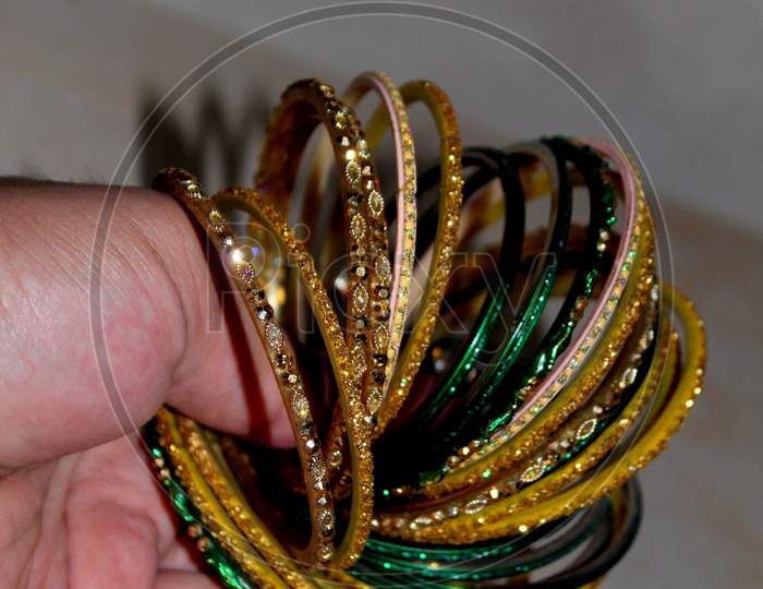 bangles in hand