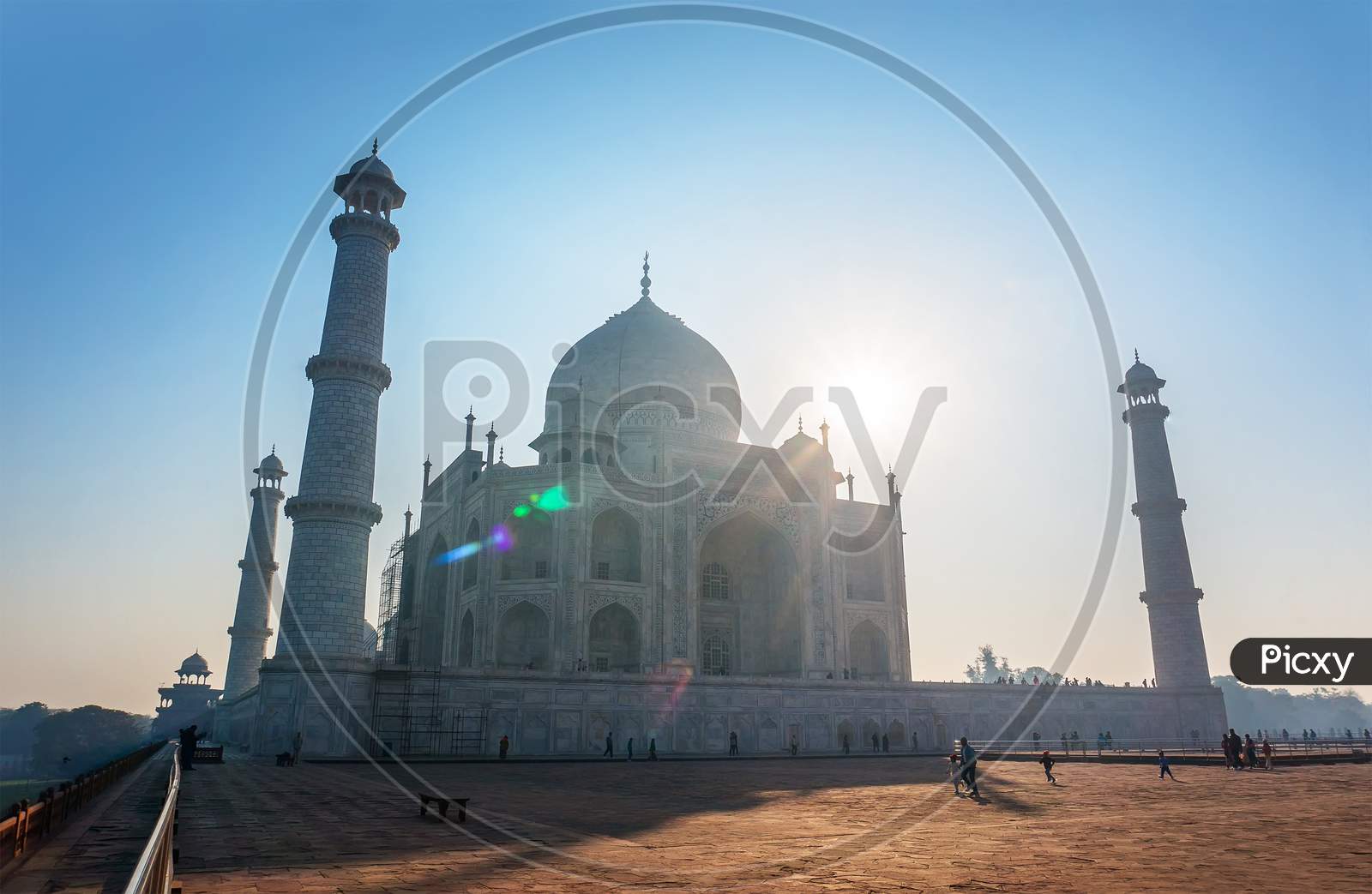 Taj Mahal India Sunset