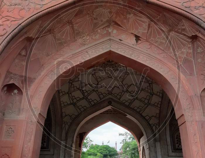 Main entrance door of Red Fort New Delhi..