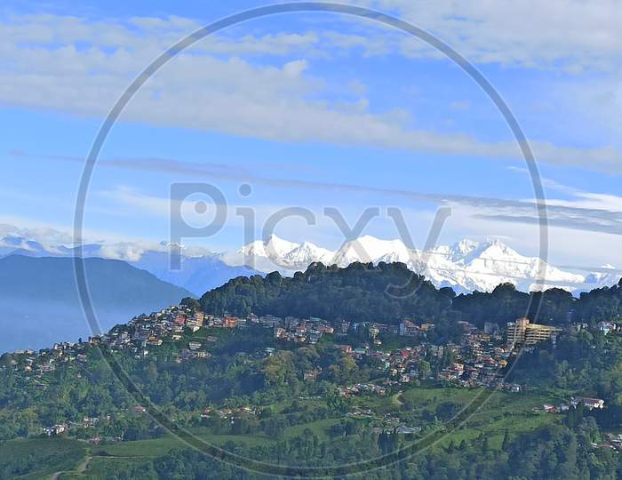 Kangchenjunga view from darjeeling