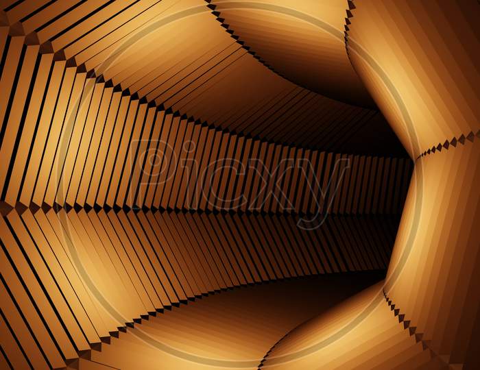 Illustration Graphic Of Inside A Tunnel Or Tube, Which Has Beautiful Net Texture Or Pattern.