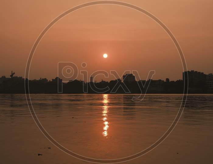 Sunset on Ganges