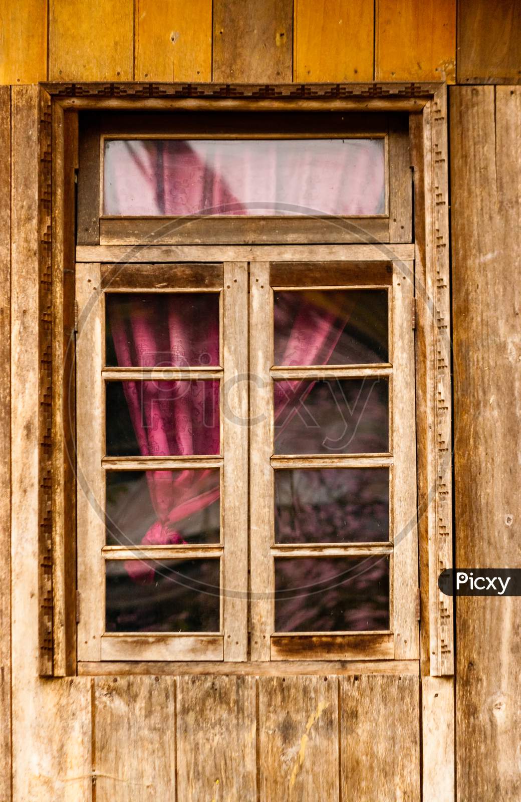Wooden Window At Darjeeling