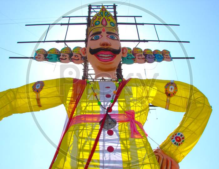 Statue Of Ravana Under Construction