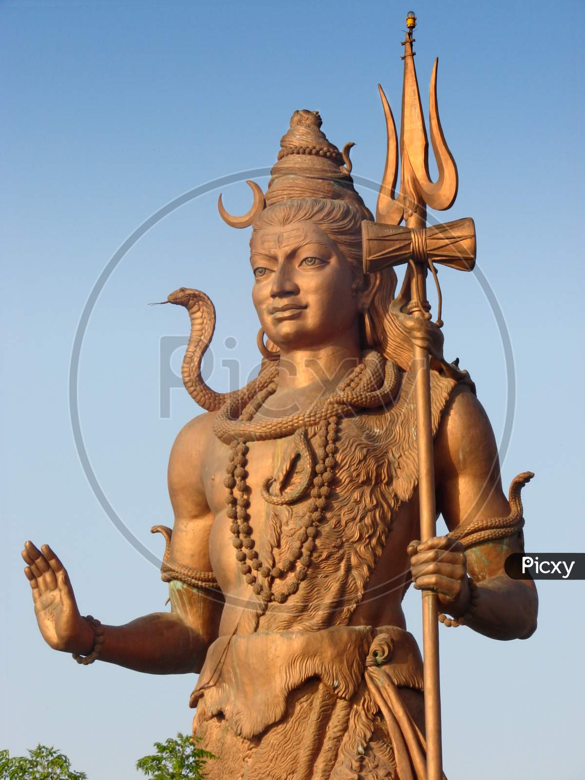 Standing Lord Shiva Statue From Haridwar India