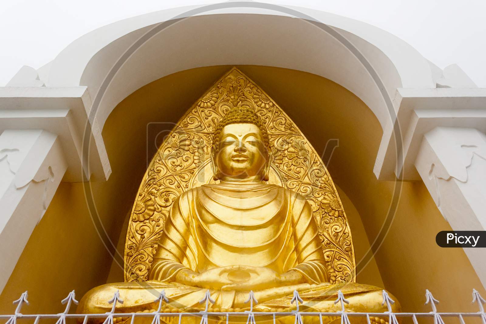 Golden Gautama Buddha Statue