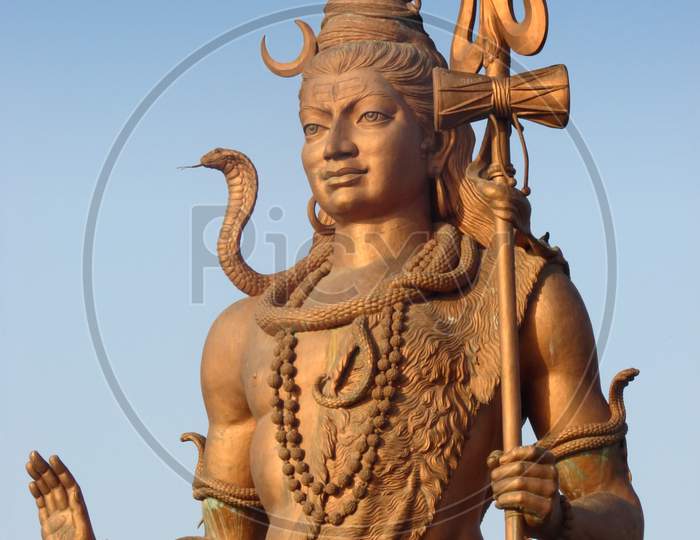 Standing Lord Shiva Statue From Haridwar India