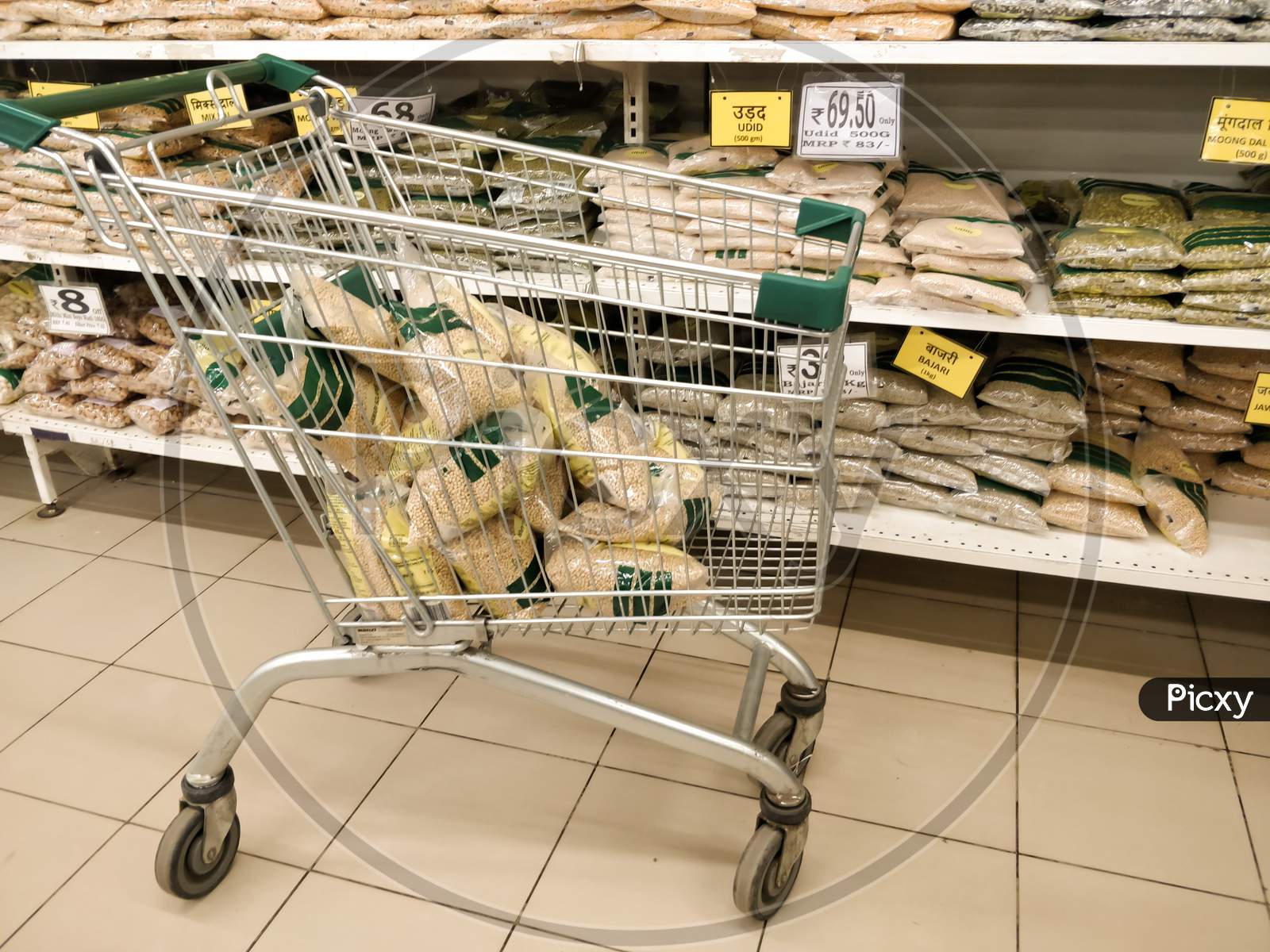 Image of Shopping Trolly In Mall-YB536090-Picxy