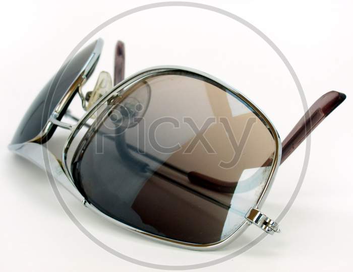 Isolated Sunglasses With Selective Focus.