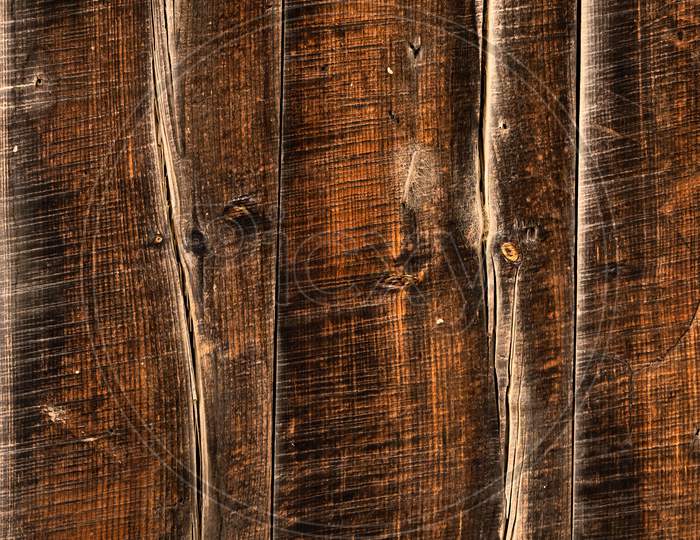 Wood Surface Having Interesting Texture & Patterns