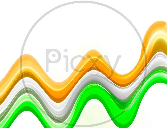 Abstract Indian Tricolor