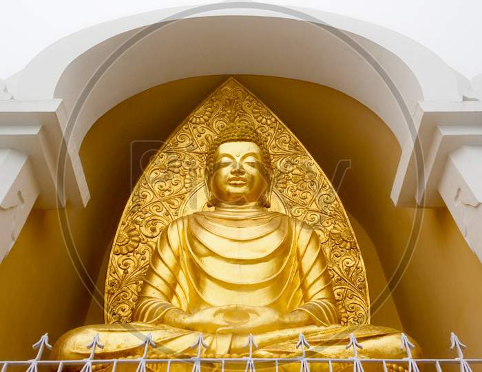 Golden Gautama Buddha Statue