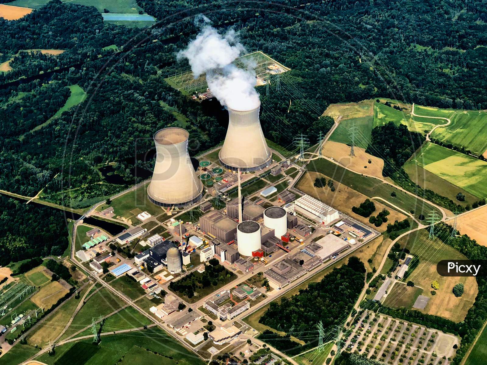 Nuclear power plant in Germany 27.7.2018