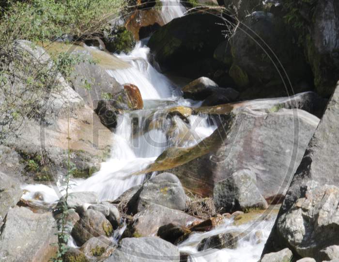 Nature waterfall