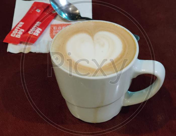 Coffee at cafe coffee day