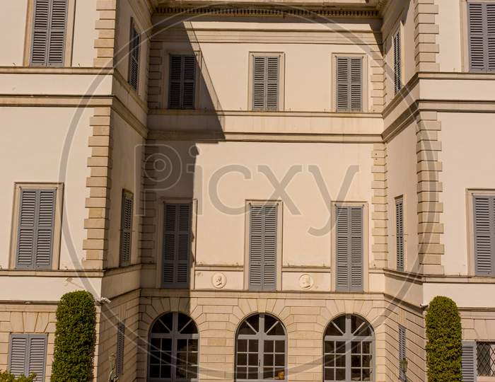 Bellagio, Italy-April 1, 2018: The Mansion At Villa Melzi