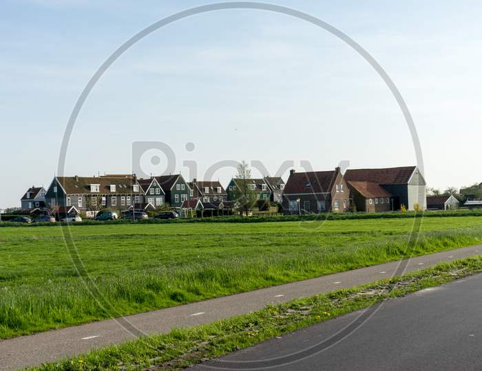 Netherlands,Wetlands,Maarken, A Large Green Field