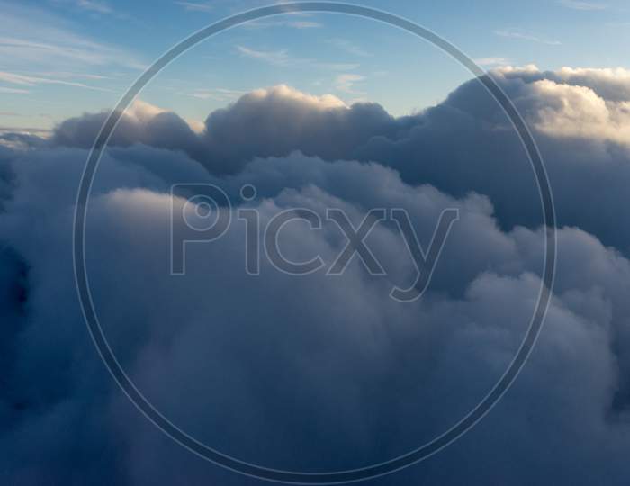 View From The Sky, Cloud, Low Angle View Of Clouds In Sky