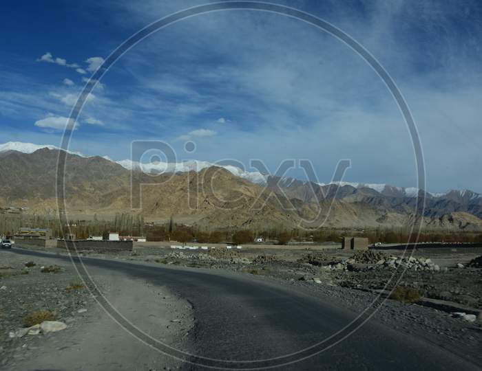 Beautiful road in Ladakh