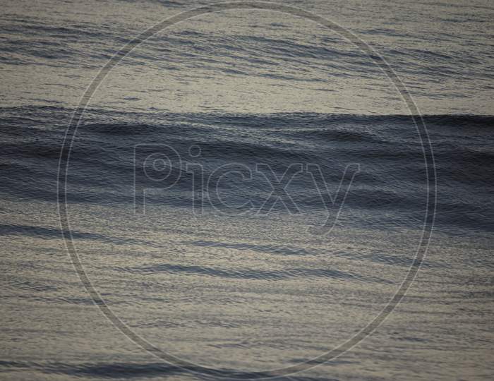 The Texture Of The Rising Water Wave In The Sea