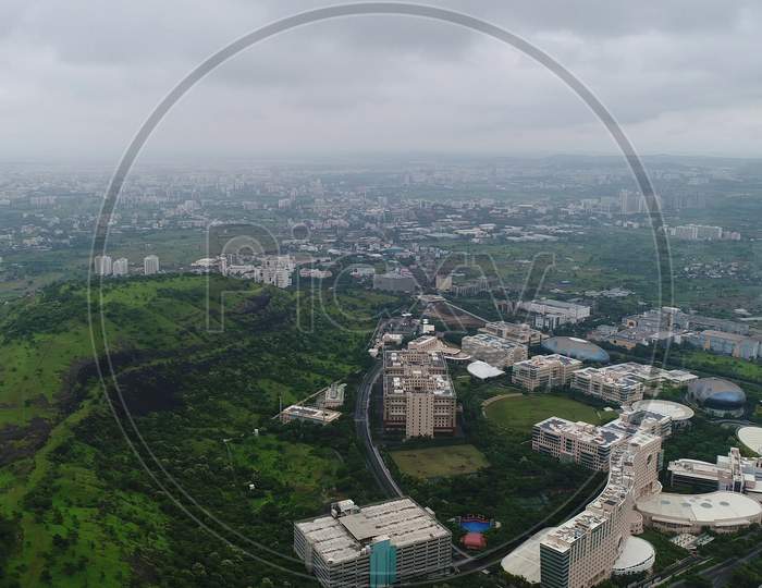 Hinjewadi IT Park Infosys Drone Shoot Pune