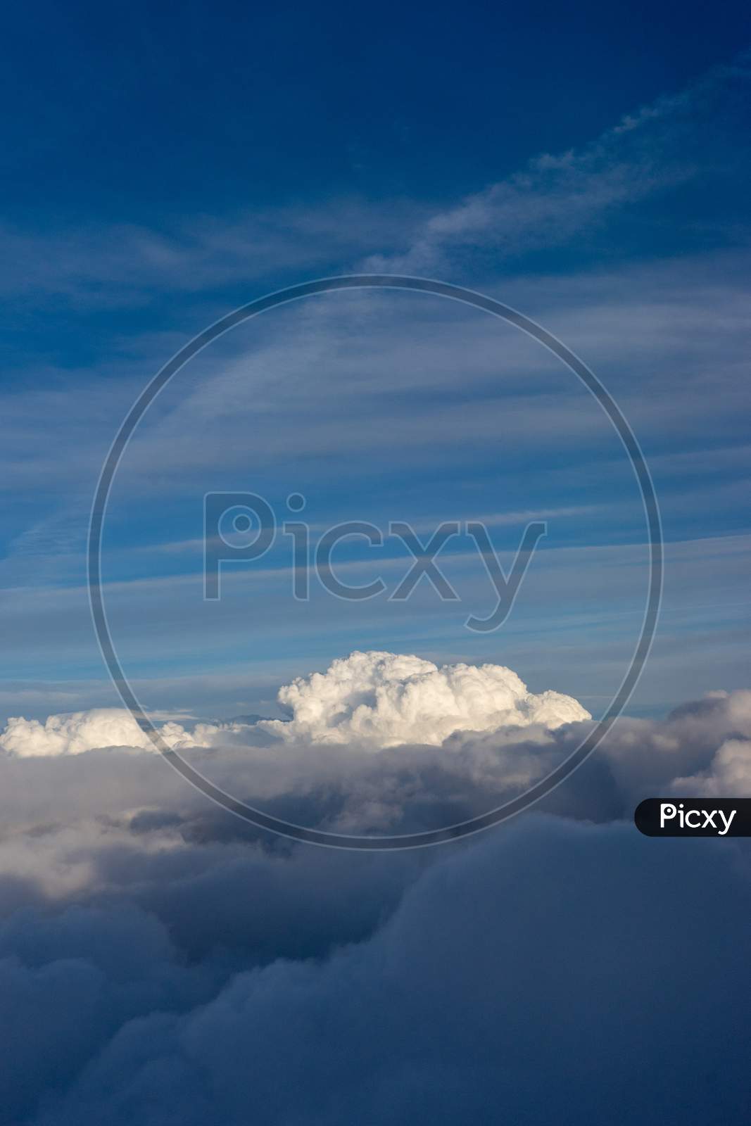 View From The Sky, Cloud, Scenic View Of Clouds In Sky