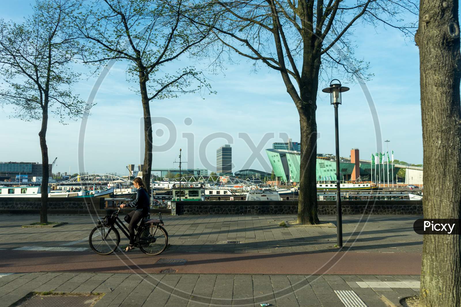 Netherlands,Amsterdam - 21 April 2017: Skyline Of Amsterdam