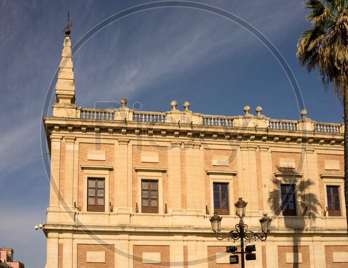 Spain, Seville, Low Angle View Of Building Against Sky