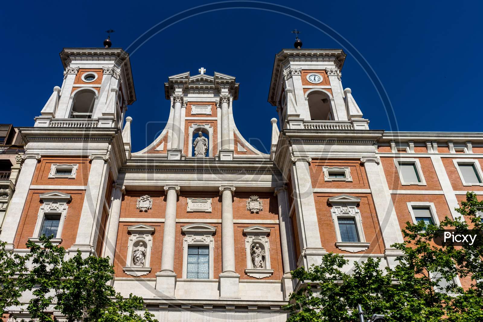 Spain, Madrid, Low Angle View Of Building Against Sky