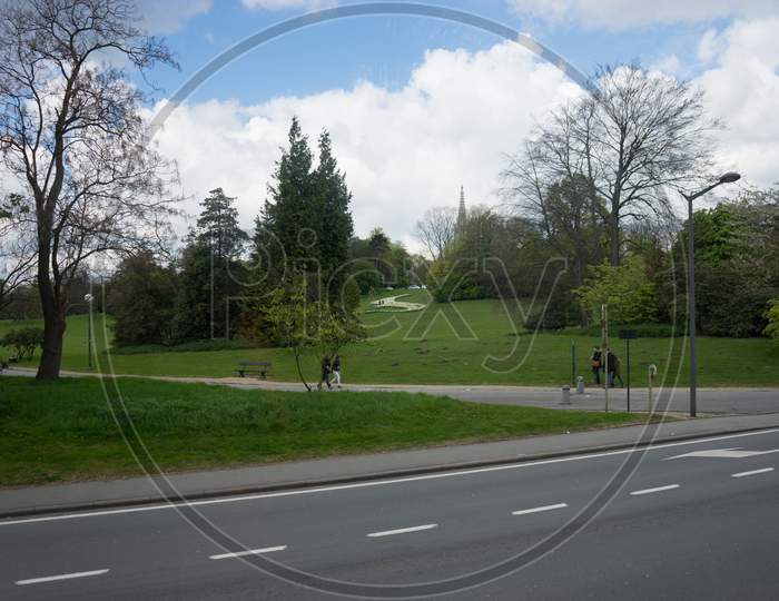The Laeken Park , Parc De Laeken At Brussels, Belgium