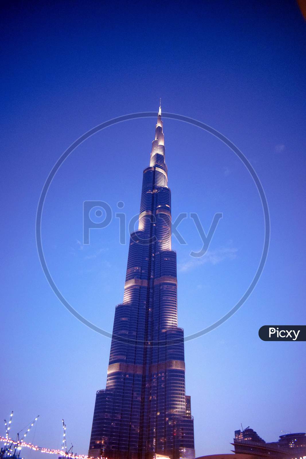A close view of World's tallest tower 'Burj khalifa'