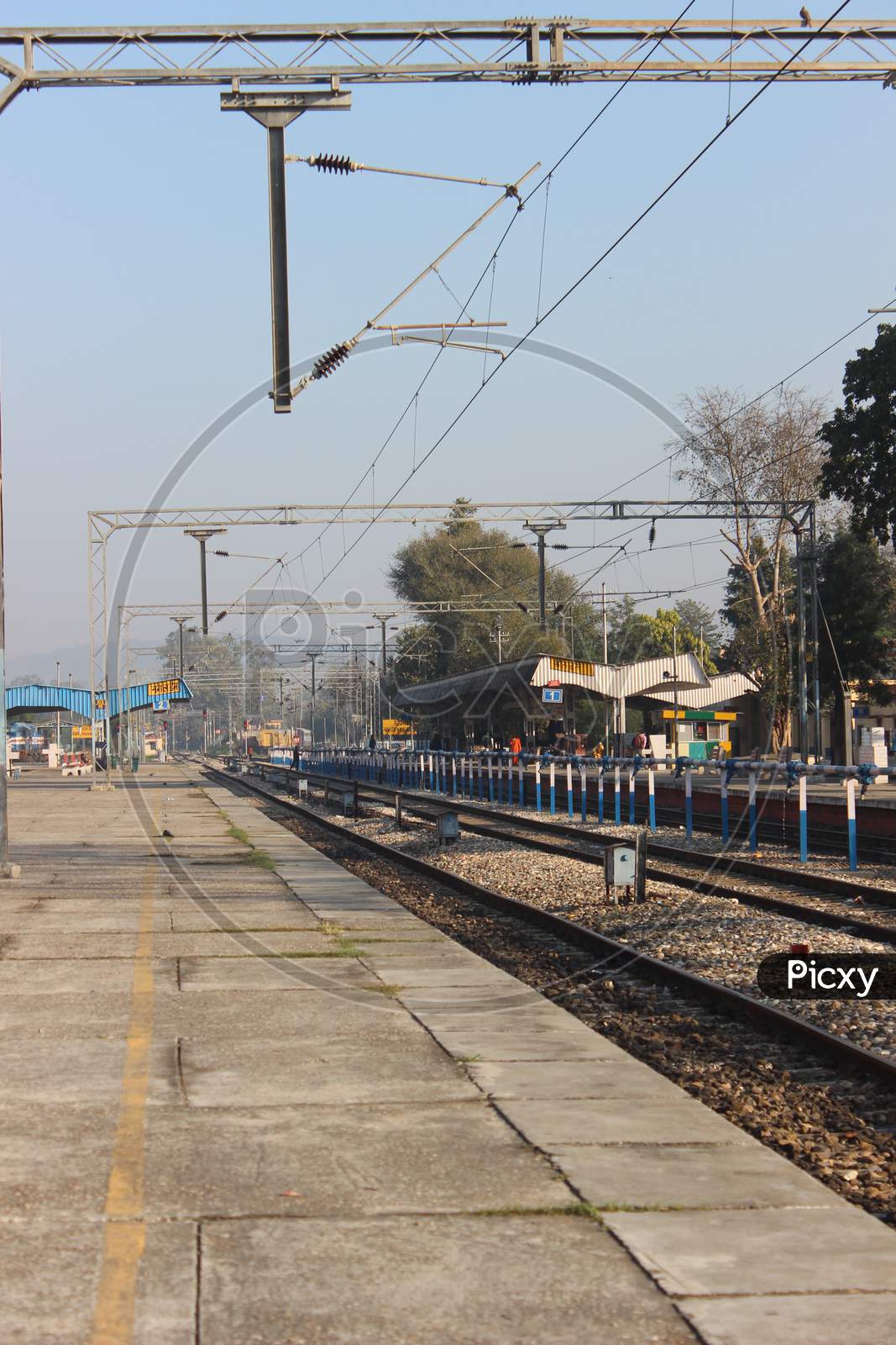 Morning View Of Railway Station