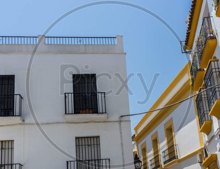 Spain, Cordoba, Low Angle View Of Building Against Clear Sky