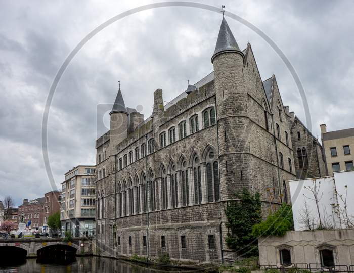 The Saint Bavo Cathedral Church In Ghent, Belgium, Europe