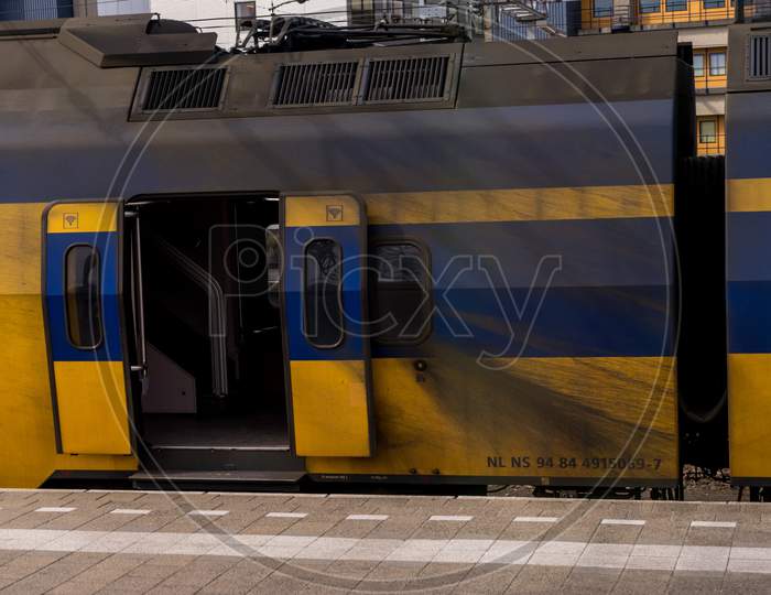 Netherlands, Hague - 30 March 2018: The Dutch National Train Ns Intercity