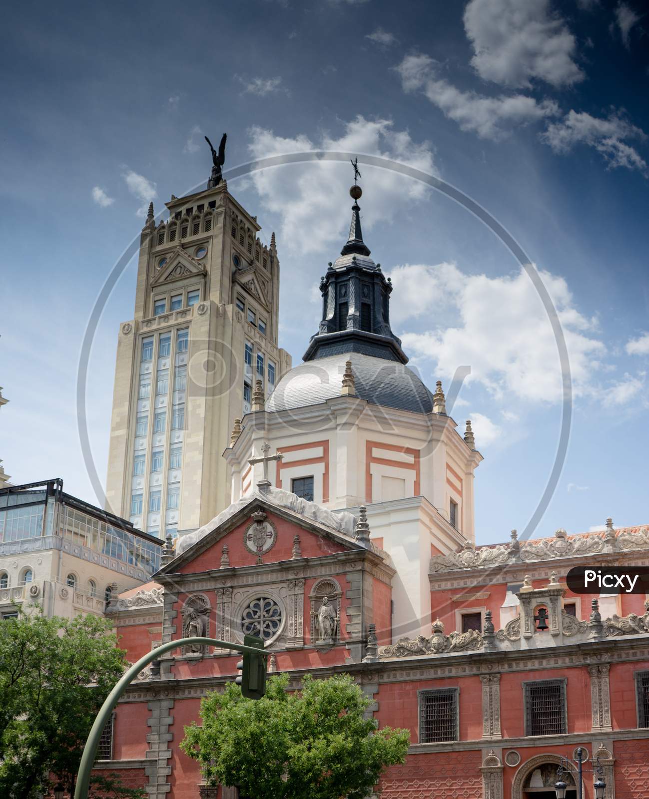 A Church In The City Of Madrid, Spain