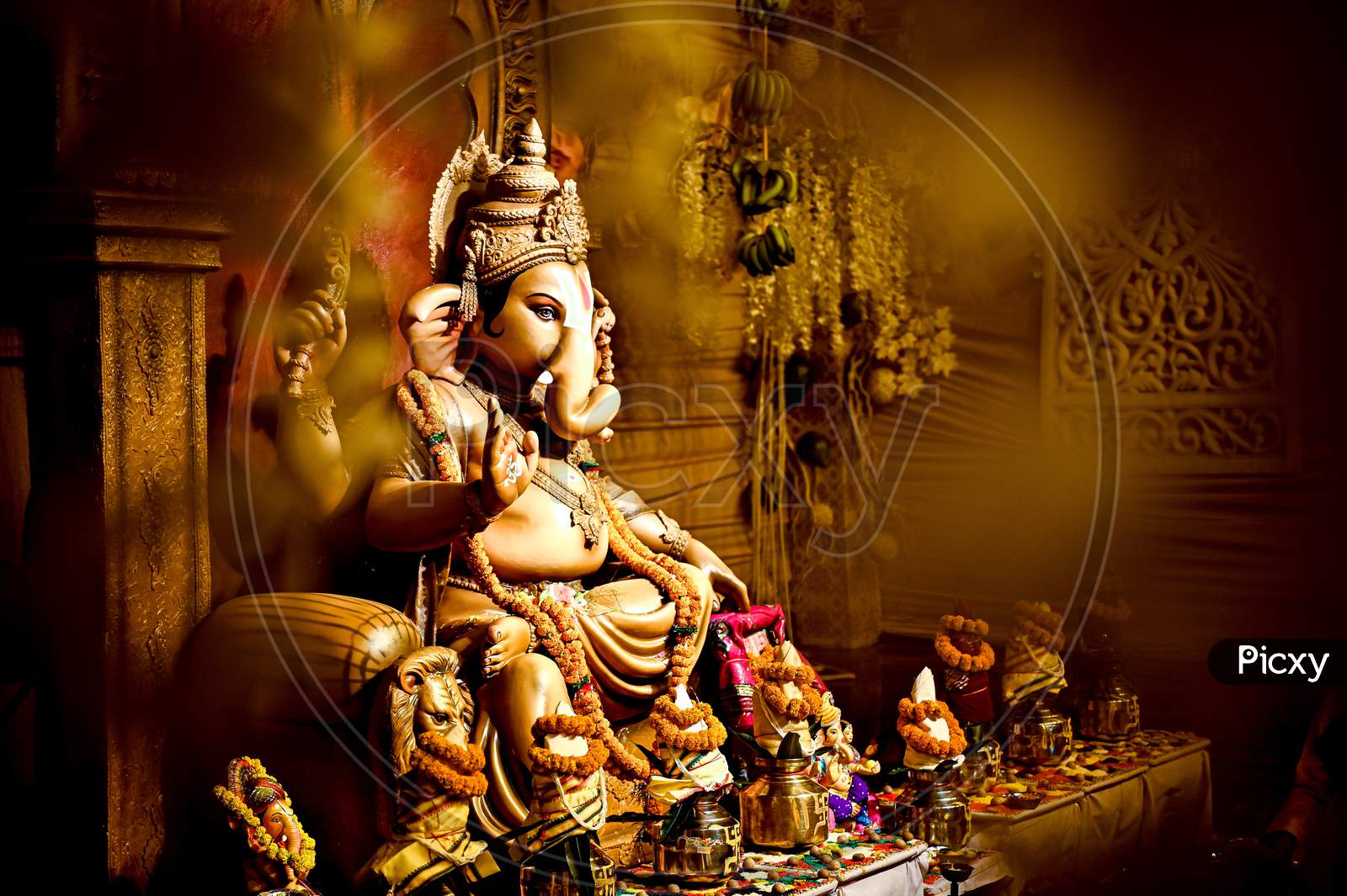 Image of Ganesh puja 2020 at bhilai-LC905083-Picxy