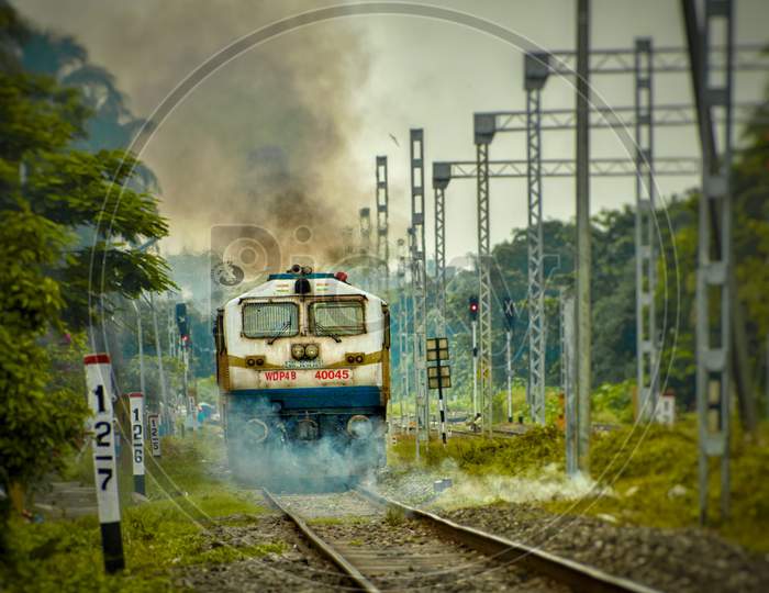 A Train on a Track