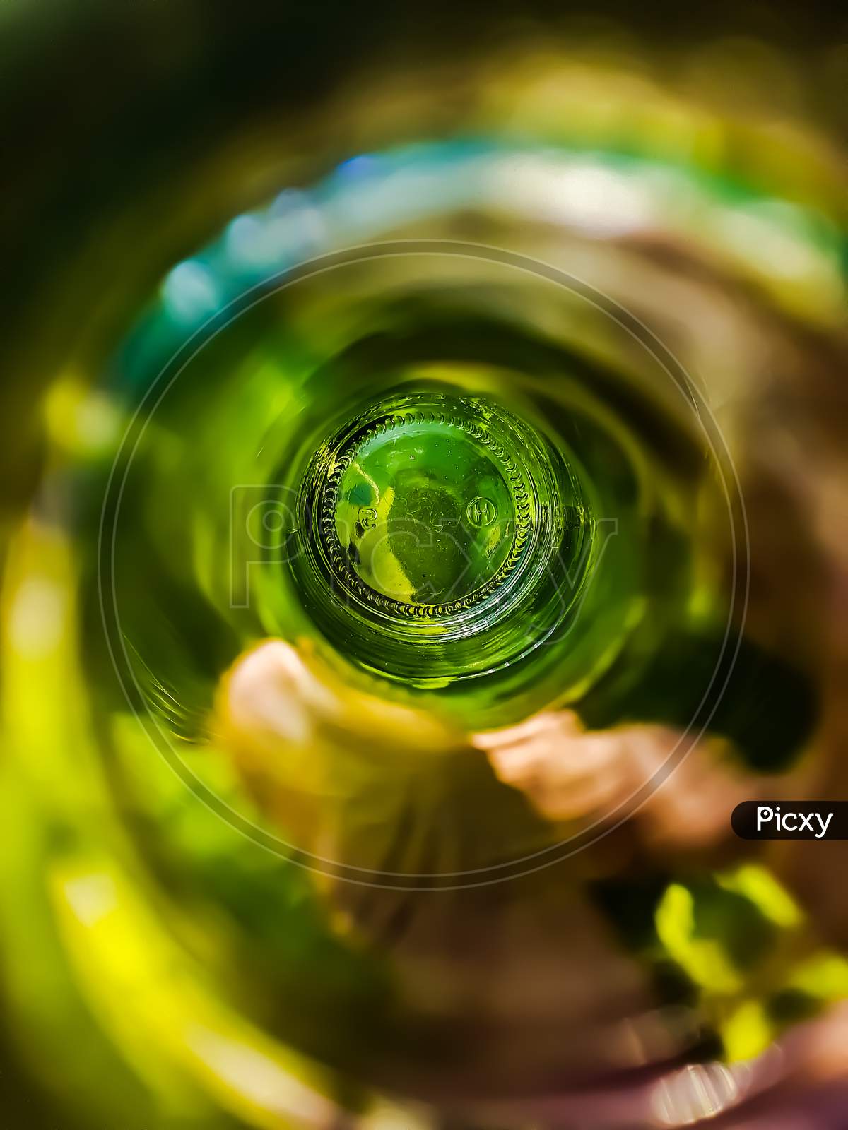 Photography idea- inside of a glass bottle
