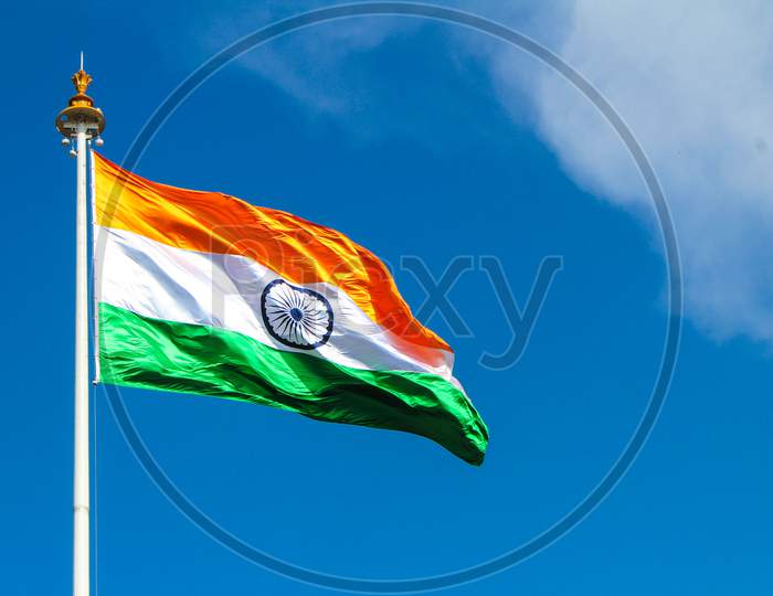 #National Flag on ridge maidan #shimla