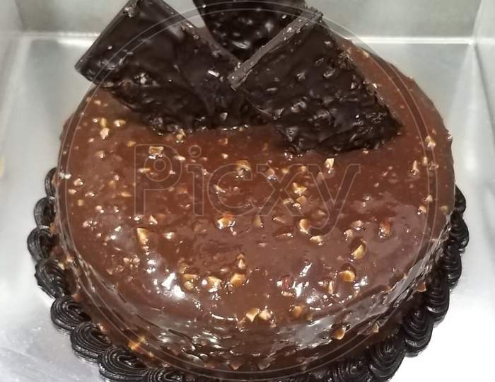 Choco dry fruits cake