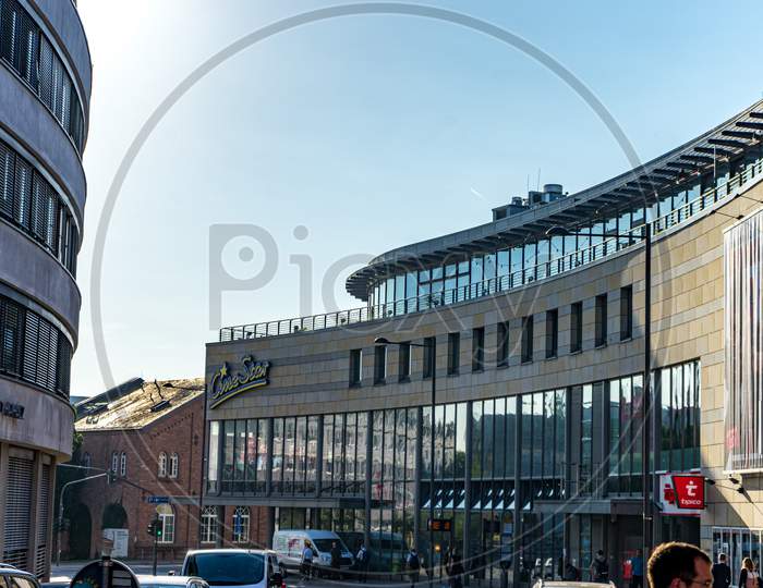 Mainz, Germany - 30Th May 2018: Cinestar Building In The City Of Mainz, Germany