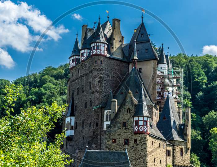 Koblenz, Germany - 30Th May 2018: Burg Eltz Castle In Rhineland-Palatinate State, Koblenz, Germany.