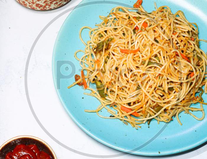 Plate of Veg Noodles