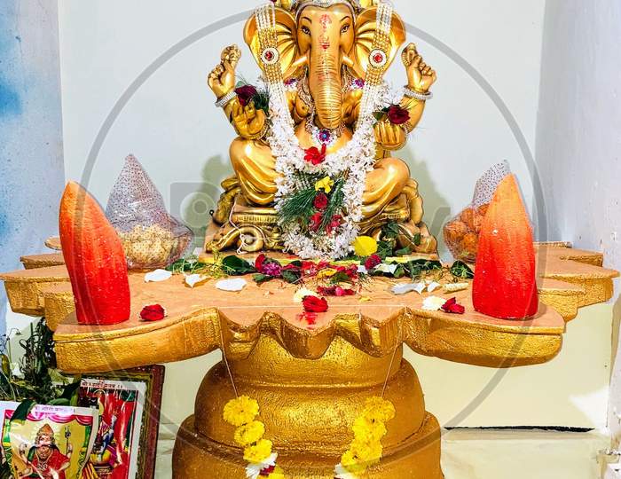 Ganesh decoration photo