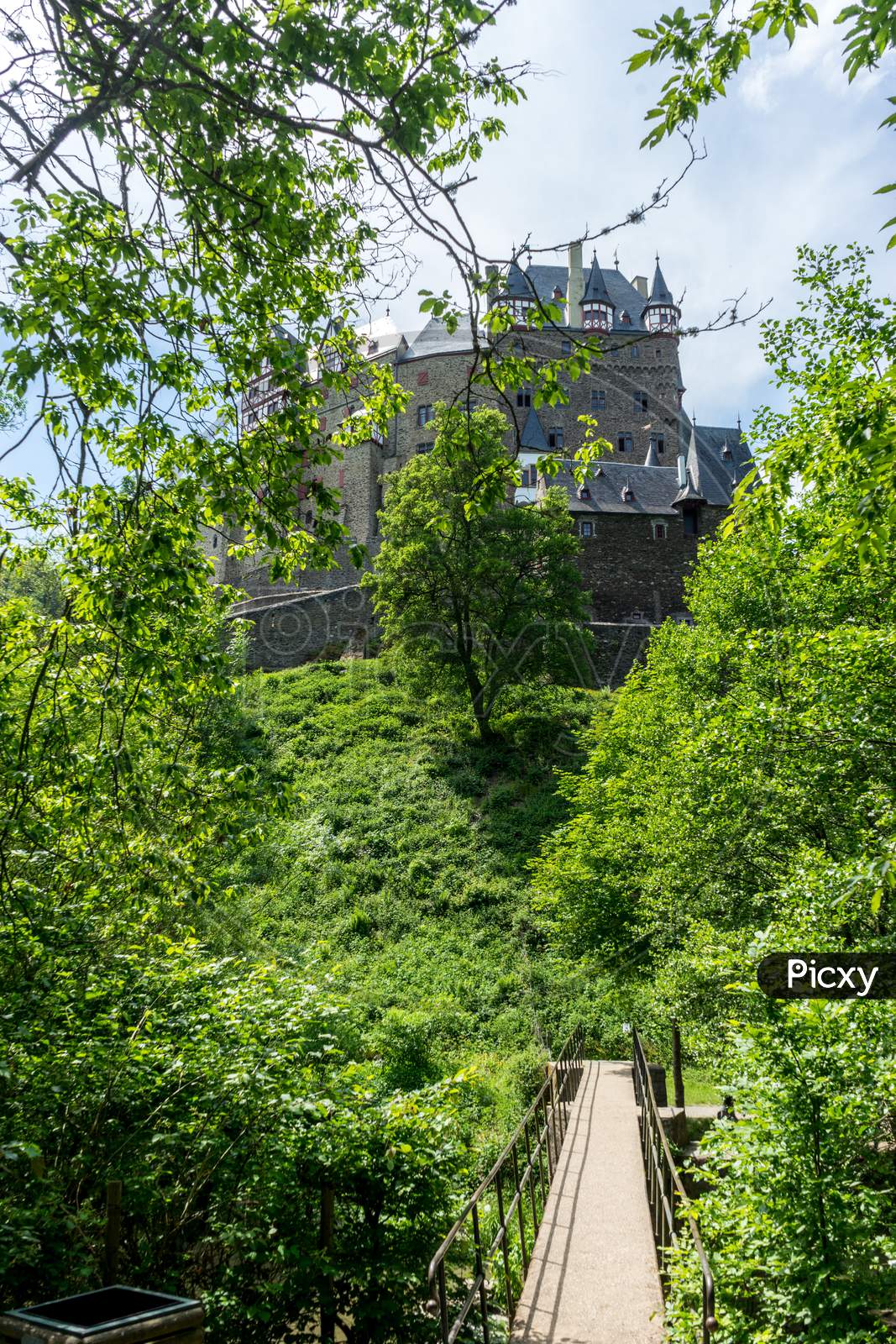 Burg Eltz Castle In Rhineland-Palatinate State, Koblenz, Germany.