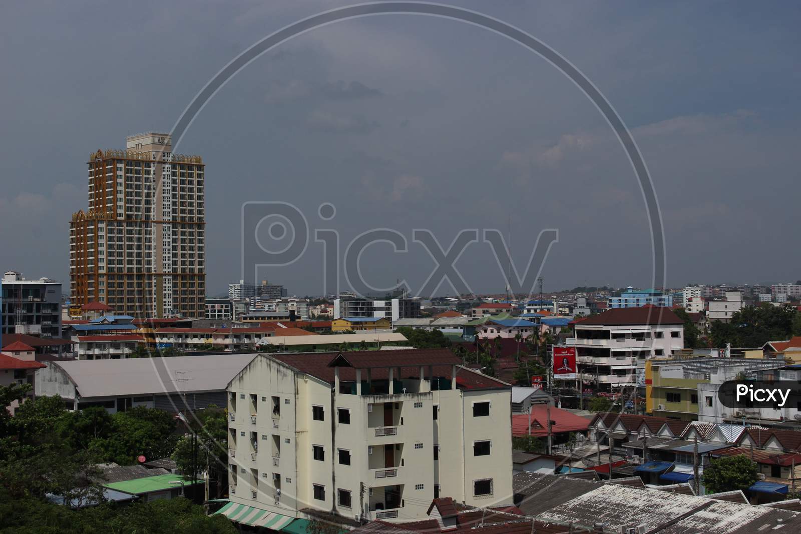 Pattaya city view from Hotel window
