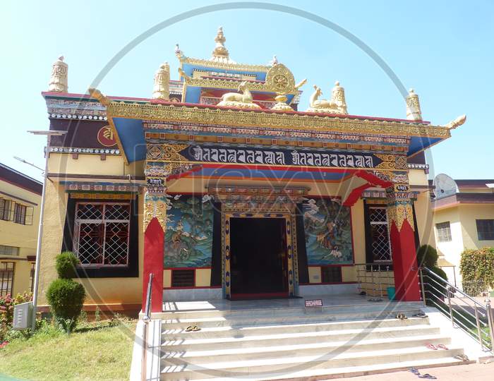 The Golden Temple Buddhist Monastery in Mysore